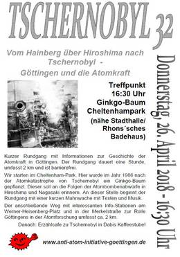 Spannender Stadtrundgang zur Rolle Göttingens in der Atomforschung